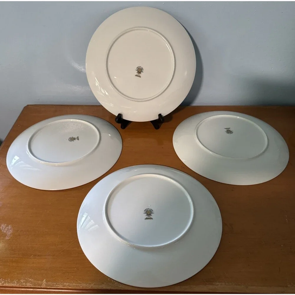 Vintage Noritake Roseville 6238 Dinner Plates 10 5/8